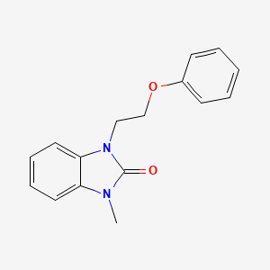 1-methyl-3-(2-phenoxyethyl)-1,3-dihydro-2H-benzimidazol-2-one