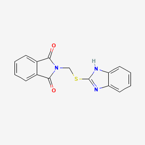 2-[(1H-benzimidazol-2-ylthio)methyl]-1H-isoindole-1,3(2H)-dione