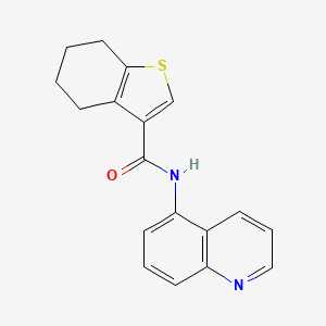 N-5-quinolinyl-4,5,6,7-tetrahydro-1-benzothiophene-3-carboxamide