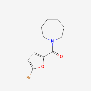 molecular formula C11H14BrNO2 B5622348 1-(5-bromo-2-furoyl)azepane CAS No. 356562-23-7