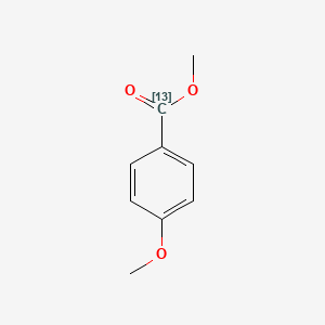 molecular formula C9H10O3 B562245 Methyl 4-Methoxy-[7-13C]-benzoate CAS No. 93627-95-3