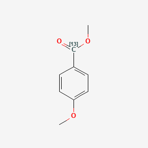 Methyl 4-Methoxy-[7-13C]-benzoate