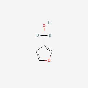 molecular formula C5H6O2 B562246 Furan-3-methanol-d2 CAS No. 1216686-59-7
