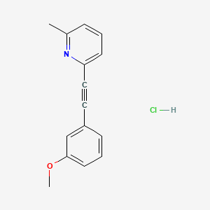 2-Methyl-6-[(3-methoxyphenyl)ethynyl]pyridine Hydrochloride