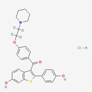 molecular formula C28H28ClNO4S B562266 Raloxifene-d4 Hydrochloride CAS No. 1188263-47-9