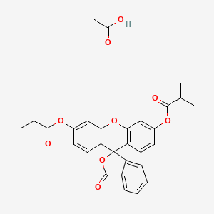 5(6)-Carboxyfluorescein Diisobutyrate
