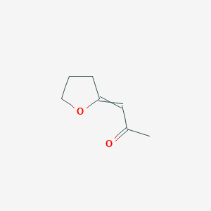 molecular formula C7H10O2 B056227 1-(Oxolan-2-ylidene)propan-2-one CAS No. 112595-65-0