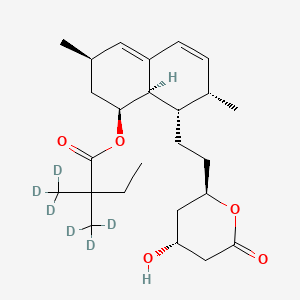 molecular formula C25H38O5 B562270 Simvastatin-d6 