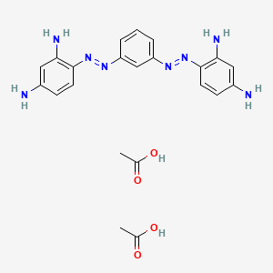 1,3-Benzenediamine, 4,4'-[1,3-phenylenebis(azo)]bis-, diacetate