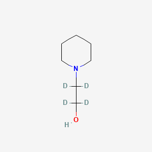 molecular formula C7H15NO B562280 1-Piperidineethanol-d4 CAS No. 1189705-44-9
