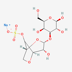 molecular formula C12H19NaO13S B562282 Neocarrabiose-4-O-sulfate sodium salt CAS No. 108321-76-2