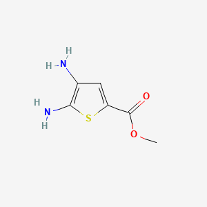 molecular formula C6H8N2O2S B562288 Methyl 4,5-diaminothiophene-2-carboxylate CAS No. 106850-18-4