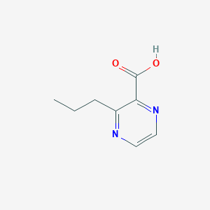 molecular formula C8H10N2O2 B056229 3-Propylpyrazine-2-carboxylic acid CAS No. 113282-87-4