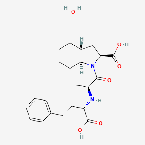molecular formula C22H32N2O6 B562303 Trandolaprilat Monohydrate CAS No. 951393-55-8