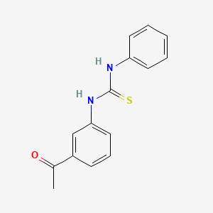 molecular formula C15H14N2OS B5623066 1-(3-Acetylphenyl)-3-phenylthiourea 