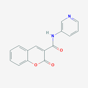 molecular formula C15H10N2O3 B5623080 2-oxo-N-(pyridin-3-yl)-2H-chromene-3-carboxamide 