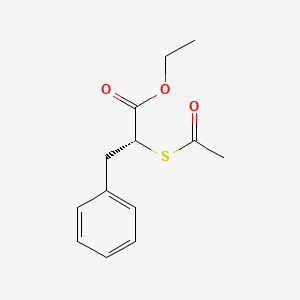 molecular formula C13H16O3S B562309 Ethyl R-2-Acetylthio-3-phenylpropionate CAS No. 404582-98-5