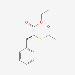 molecular formula C13H16O3S B562309 乙基R-2-乙酰硫基-3-苯基丙酸酯 CAS No. 404582-98-5