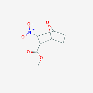 7-Oxabicyclo[2.2.1]heptane-2-carboxylicacid,3-nitro-,methylester,(endo,endo)-(9CI)