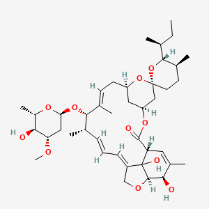 molecular formula C41H62O11 B562312 Ivermectin monosaccharide 