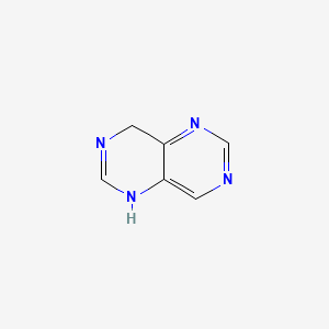 molecular formula C6H6N4 B562323 3,4-Dihydropyrimido[5,4-d]pyrimidine CAS No. 100047-44-7