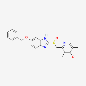 molecular formula C23H23N3O3S B562324 5-苄氧基奥美拉唑 CAS No. 1215799-39-5