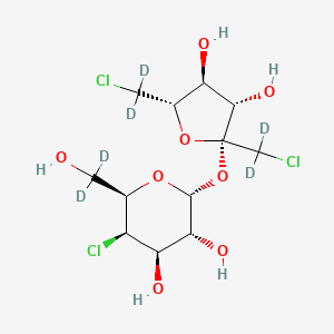molecular formula C12H19Cl3O8 B562330 Sucralose-d6 CAS No. 1459161-55-7