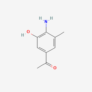 1-(4-Amino-3-hydroxy-5-methylphenyl)ethanone