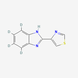 molecular formula C10H7N3S B562337 Thiabendazole-d4 (Major) CAS No. 1190007-20-5