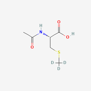 molecular formula C6H11NO3S B562342 N-Acetyl-S-methyl-L-cysteine-d3 CAS No. 1279039-06-3