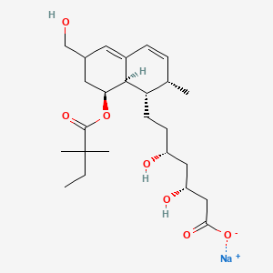 molecular formula C25H39NaO7 B562345 6'-Hydroxymethyl Simvastatin Acid Sodium Salt CAS No. 134452-13-4
