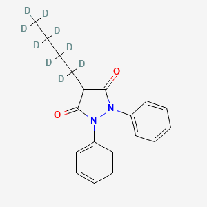 molecular formula C19H20N2O2 B562346 Phenylbutazone-d9 