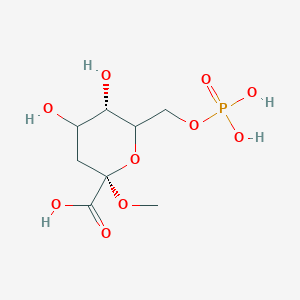 molecular formula C8H15O10P B562350 Methyl 3-Deoxy-D-arabino-heptulopyranoside-7-Phosphate CAS No. 91382-81-9
