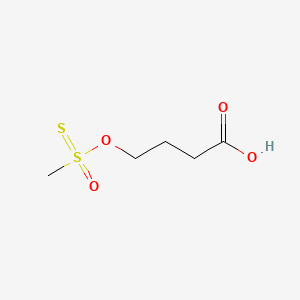 molecular formula C5H10O4S2 B562357 3-Carboxypropyl Methanethiosulfonate CAS No. 92953-15-6