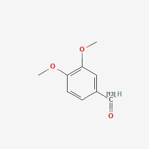 molecular formula C9H10O3 B562361 3,4-Dimethoxy[7-13C]-benzaldehyde CAS No. 1173022-44-0