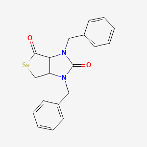 molecular formula C19H18N2O2Se B562368 1,3-Dibenzyldihydro-1H-selenolo[3,4-d]imidazole-2,4-(3H,3aH)dione CAS No. 1185143-93-4