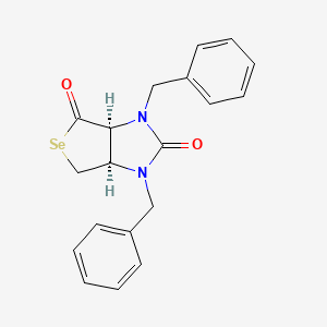 molecular formula C19H18N2O2Se B562369 (3aS,6aR)-1,3-二苄基四氢-1H-硒吩并[3,4-d]咪唑-2,4-二酮 CAS No. 61253-80-3