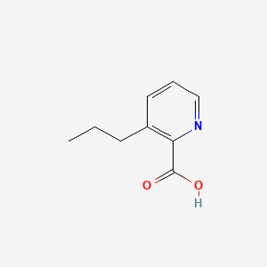 molecular formula C9H11NO2 B562373 3-丙基吡啶-2-羧酸 CAS No. 102879-48-1