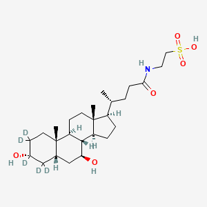 molecular formula C26H45NO6S B562376 Tauroursodeoxycholate-d5 