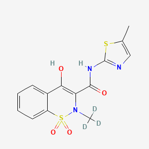 molecular formula C14H13N3O4S2 B562387 Meloxicam-d3 CAS No. 942047-63-4