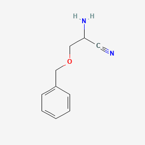 3-Benzyloxy-alpha-aminopropionitrile