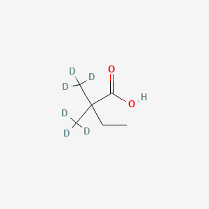 molecular formula C6H12O2 B562396 2,2-Dimethylbutanoic Acid-d6 CAS No. 101419-75-4