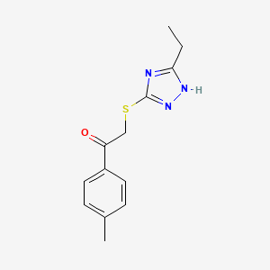 molecular formula C13H15N3OS B5623997 MFCD02366287 