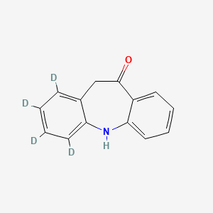 molecular formula C14H11NO B562401 Dibenzazepinone-d4 CAS No. 1189706-86-2