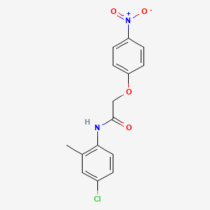 molecular formula C15H13ClN2O4 B5624069 N-(4-chloro-2-methylphenyl)-2-(4-nitrophenoxy)acetamide 