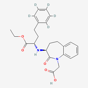 molecular formula C24H28N2O5 B562408 Benazepril-d5 CAS No. 1279200-03-1