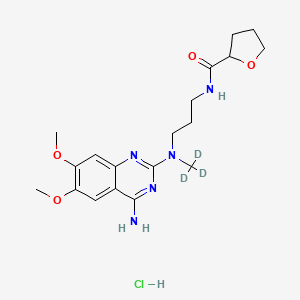 molecular formula C19H28ClN5O4 B562410 Alfuzosin-d3 Hydrochloride CAS No. 1216383-97-9