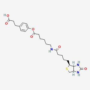 3-(4-(N-Biotinoyl-6-aminocaproyloxy)phenyl)propionic Acid