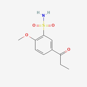 molecular formula C10H13NO4S B562430 1-(4'-Methoxy-3'-sulfonamidophenyl)-1-propanone CAS No. 1076198-44-1