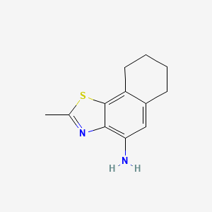 molecular formula C12H14N2S B562432 2-Methyl-6,7,8,9-tetrahydronaphtho[2,1-d]thiazol-4-amine CAS No. 108991-21-5